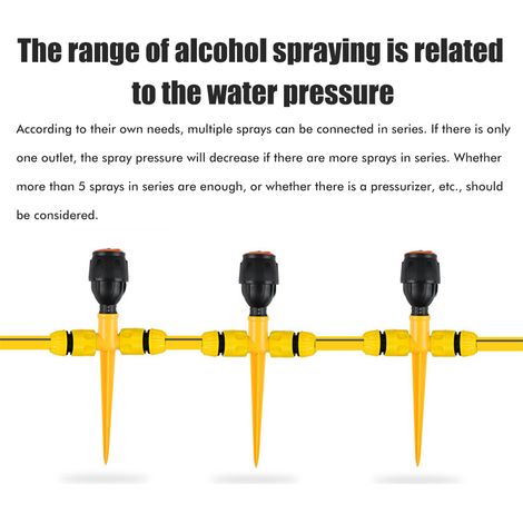 Système d'Arrosage Rotatif 360° pour Pelouse et Jardin avec Tuyau d'Eau (1/5)