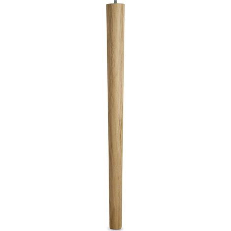 4er Pack - Tischbein Eiche massiv Ø 60/40 mm Höhe 710 mm (1/4)