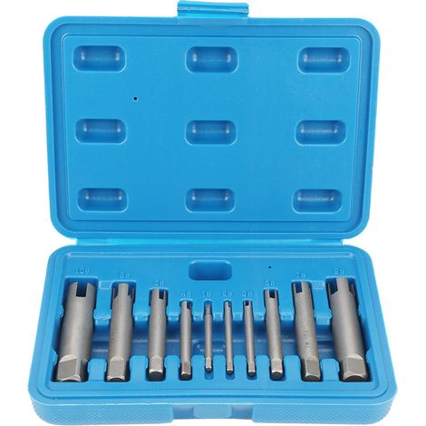 Extracteur de Vis Cassées en Acier, Ensemble pour Démontage de Tarauds Endommagés (C) (1/2)