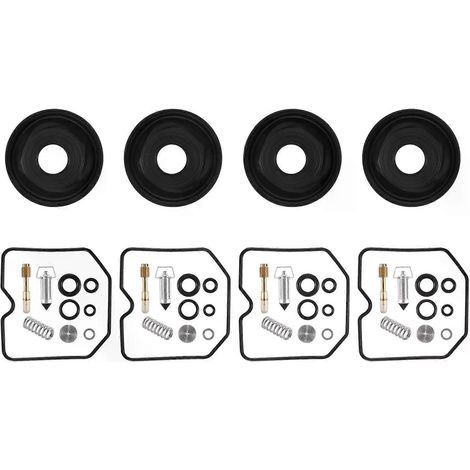 Kit de réparation de carburateur pour moto GPZ400R ZX400 GPZ400 GPZ ZX 400 R : joint d'aiguille flottante, vis d'air (1/5)