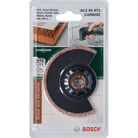 Sierra segmentada Starlock Carbide RIFF ACZ 85 RT3 85 BOSCH 2609256952