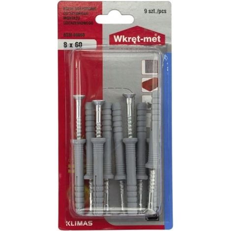 Universal-Expansionsdübel 8x60mm, 9 Stück
