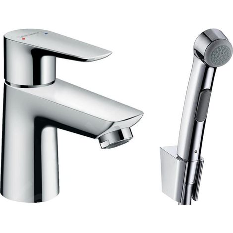 Hansgrohe Talis E - Mitigeur pour lavabo avec douchette Bidette, chrome 71729000 (1/5)