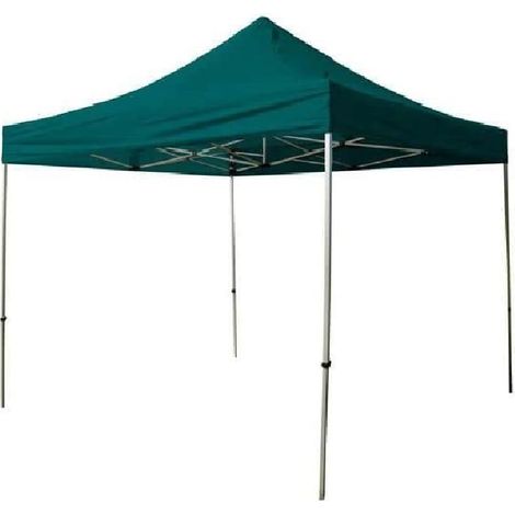 Tonnelle pliante en aluminium vert 300x450 cm avec sac de transport (1/2)