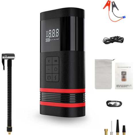 Irovami Démarreur voiture 4 en 1 – 150PSI, 1000A, 7500mAh – Idéal pour auto, urgence, voyage (1/5)
