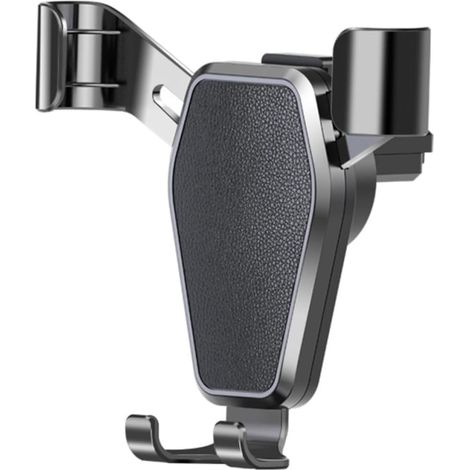 Support de Téléphone Portable pour Navigation en Toute Sécurité Volant en ABS Noir pour Voiture Support Fixation d'air (1/5)