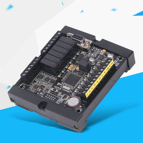 Compatible avec les automates programmables industriels Mitsubishi série FX3U. Carte de contrôle industrielle économique FX3U-14MR avec entrée analogique 24 V. (1/5)