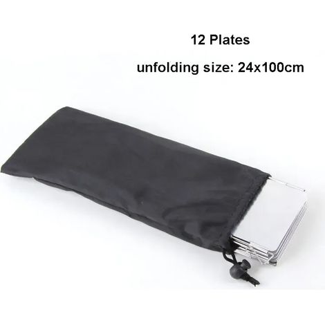 Plaques 8/9/10/12/14/16 Pare-vent pour réchaud à gaz, idéal pour le camping, les pique-niques et la cuisson en extérieur. Écran coupe-vent en alliage d'aluminium pour réchauds portables. (1/5)