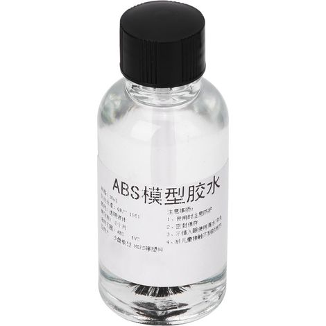 Colle ciment transparente pour maquettes en ABS, PVC et acrylique, 30 ml, convient aux bacs à sable pour maquettes.