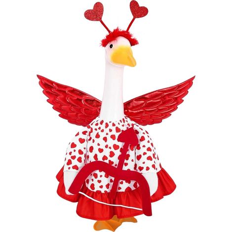 Costumes De Saint Valentin Pour Oie De Porche,Décoration de Patio,Costume (1/5)