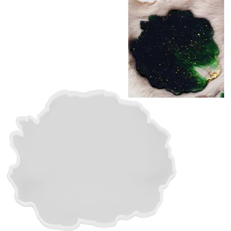 Moule en Silicone pour Création de Sous-verres DIY - Plateau Décoratif Artisanal Modèle 2