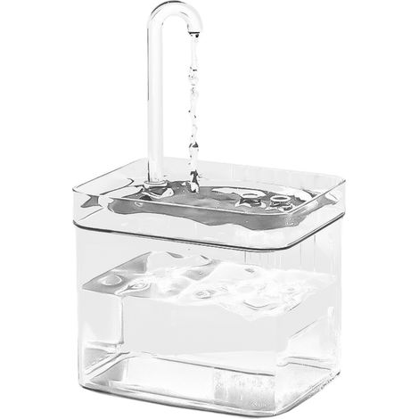 1 Distributeur d'eau,flux continu automatique,silencieux,anti-humidité,pour chat et chien (1/5)