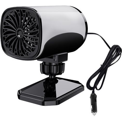 Mini radiateur soufflant 12V, radiateur soufflant à économie d'énergie 120W, ventilateur de chauffage électrique rotatif USB avec support rotatif à 360 degrés(11106cm) (1/5)