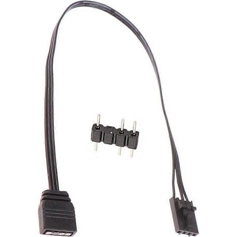 Câble adaptateur RGB 4 broches vers ARGB standard 3 broches 5 V, 25 cm (1/5)