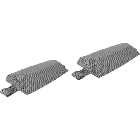 2pièces Coussin De Tête pour Chaises Longues Repose-tête Réutilisable Respirant Adapté Aux Chaises De Plage Jardin Installation Facile Et Confort Optimal (1/5)
