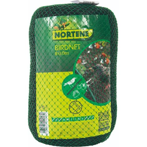 Red de protección de aves "Birdnet" - 1 x 10 m - Negro Nortene (1/8)