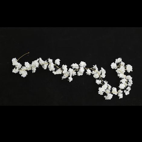 5 Stück 1,8 m – Weiße Guirlandes de Cerisie Fleurs Artificielles Sus