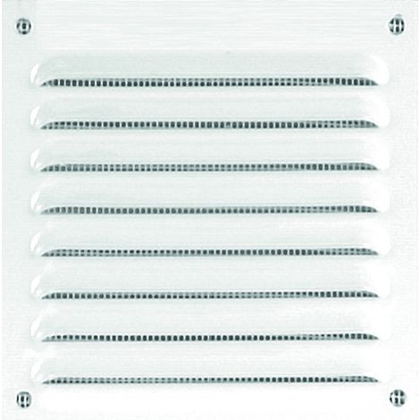 Grille en aluminium avec moustiquaire 100x100 - DMO