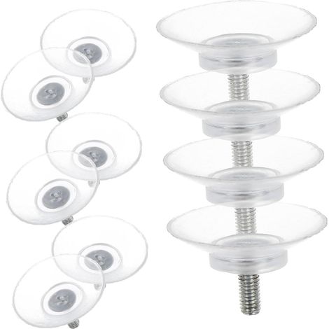 Ventouses grand format pour tables en verre, vis incluses, ventouses (1/5)