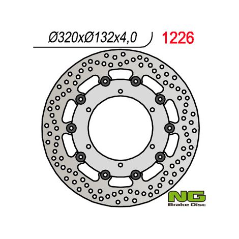 Disco freno flottante anteriore NG per Yamaha XT660X '04-'16, 320 mm