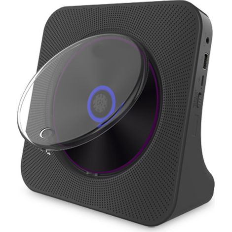 Lecteur DVD - Lecteur CD - Bluetooth - Haut-Parleur Intégré - Radio FM - Entrée AUX 3,5 mm - Port USB - Réveil - Télécommande - Housse Anti-Poussière - 1 Pièce