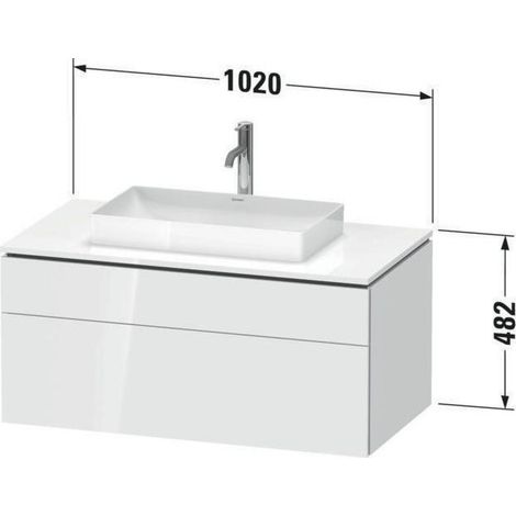 DURAVIT LC4881018180000 Konsolen-WTU wandhängend L-Cube 550x1 (1/5)