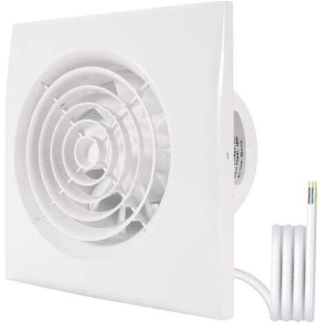 100mm Ventilateur Extracteur d'air pour Salle de Bain - Aérateur de Gaine Mural Plafond (1/4)