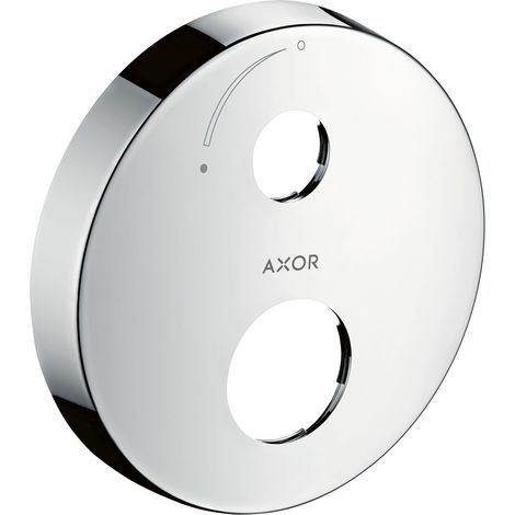 hansgrohe AXOR roseta de extensión, redonda, 2 orificios, con