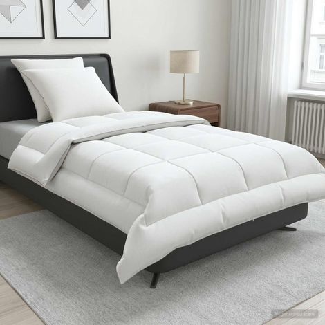 vidaXL Ensemble de couette et d'oreiller 3 pcs 135x220 cm Été 200 GSM (1/5)