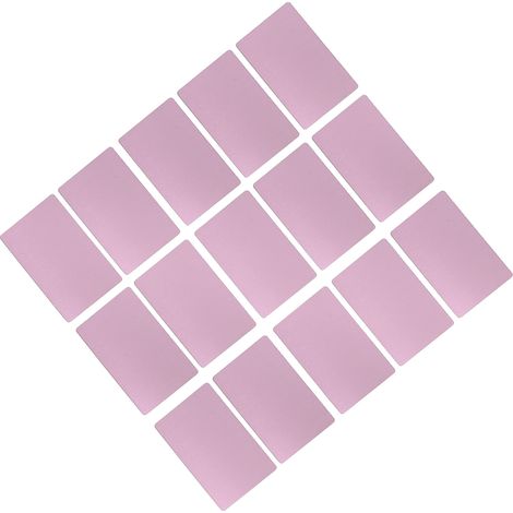 Lot de 50 cartes de visite en aluminium, gravées au laser, résistantes à l'eau et à l'usure, couleur or rose. Idéales pour les entreprises. (1/5)