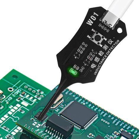 Inductance Tester, Circuit Detector, Electronic Inductor, High Sensitivity Detection Tool, Lightweight Portable Diagnostic Device, Automotive Electronic Repair Testing Instrument for Home (1/4)