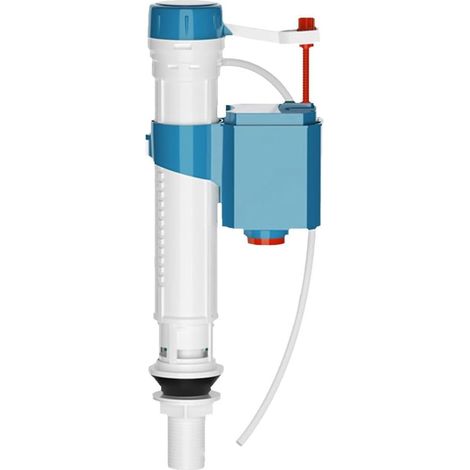 Vanne D'Entrée Inférieure de Réservoir de Toilette de 1/2", , Robinet de Remplissage Réglable de Remplacement Du Système de Chas，Bleu (1/5)