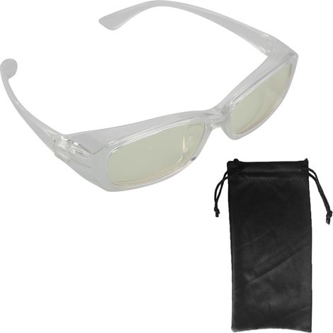 Lunettes de protection anti-pollen, anti-vent et anti-lumière bleue, transparentes, pour la protection des yeux. (1/5)