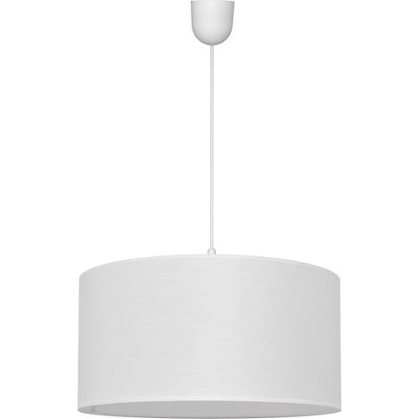 Helam ALBA Plafonnier Suspension Cylindrique Blanc 40cm