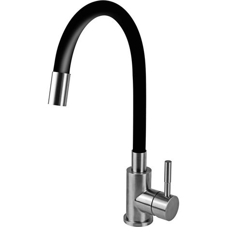 Miscelatore cucina finitura inox satinato  Kam-060