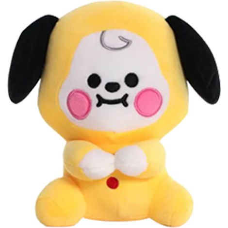 Coussin Chien en Peluche Douce, Petite Taille, Animal Rempli de Coton PP, Doudou Câlin pour Dormir (1/5)