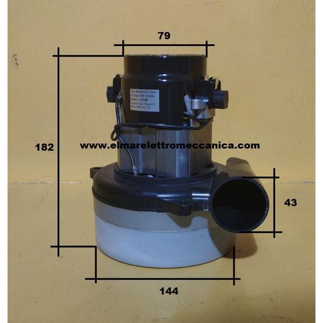 Tangenziale Bistadio 1500 W Motore aspirapolvere industriale 230 V 44C