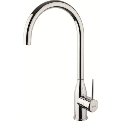 Miscelatore per lavello cucina in colore cromo lucido canna alta ad ombrello girevole Mamoli Rubinetterie 738500000001  Cromo