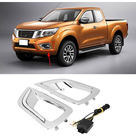 Lot de 2 feux de jour bicolores avec clignotants, compatibles avec Nissan Navara NP300 (2015-2018). (1/5)