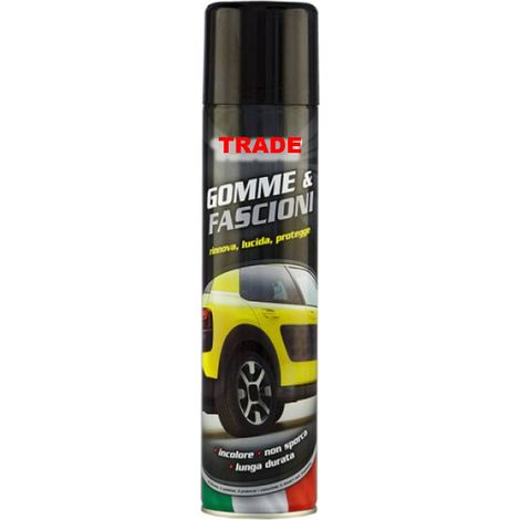 TRADE SHOP - Spray Rinnova Fascioni Pulisce Materiali In Plastica E Gomma Per Auto Camper -