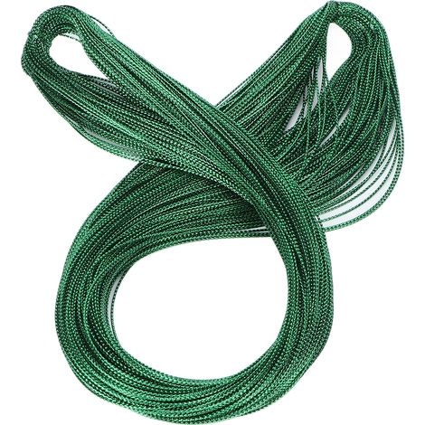 Paillettes pour cheveux : sûres, fiables, belles, durables et décoratives. Extensions attrayantes pour fêtes et défilés de mode. Vert vif. (1/5)