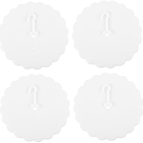 Lot de 4 crochets adhésifs pour suspendre les rideaux lit au (1/5)