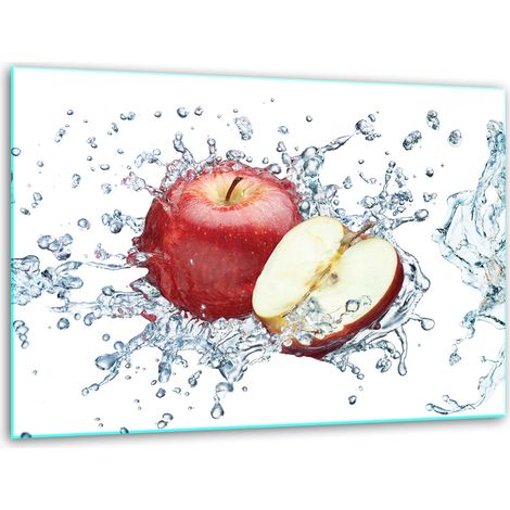 Support pour planche à découper en verre 40x30 fruits