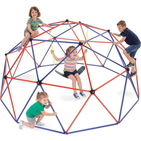 Structure d'escalade Freeclimber avec balançoire, résistante aux intempéries - multicolore (1/5)