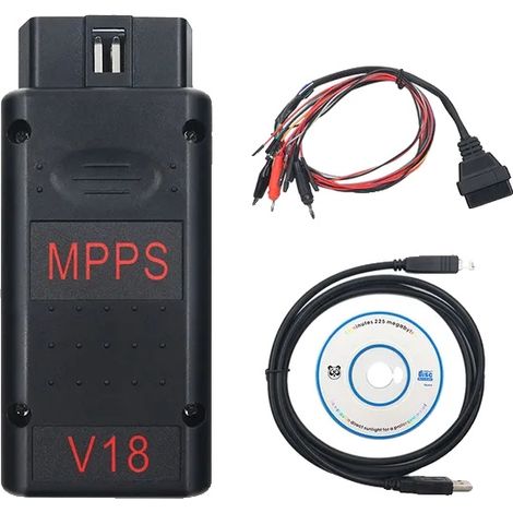 Herramienta de reprogramación de la ECU, diagnóstico avanzado, compatibilidad versátil, desbloqueo MPPS V18. (1/2)