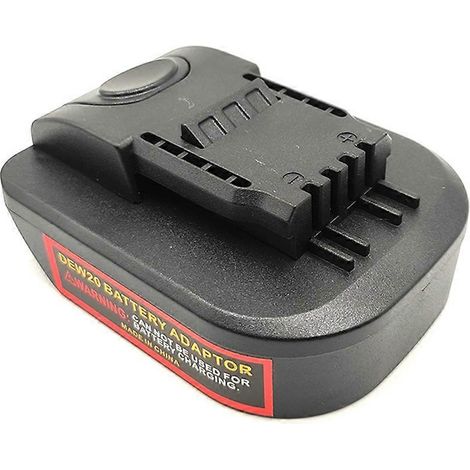 Un adaptateur convertisseur compatible avec les batteries au lithium DeWalt série DCB 18V/20V, adapté aux outils électriques à batterie au lithium 20V Max à 4 broches. (1/5)