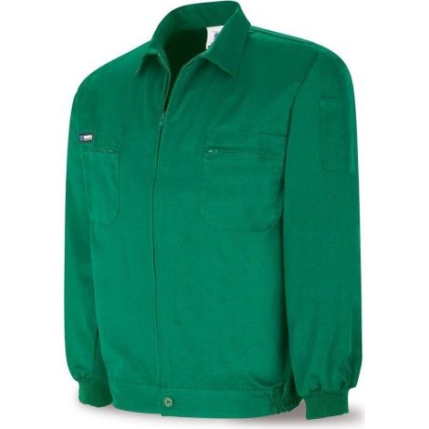 Chaqueta MARCA PL TOPLINE 488CTTOPV verde poliéster/algodón de 245 g T-456