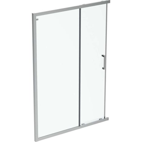 Ideal Standard Connect 2 - Puerta de ducha deslizante, de dos partes, 80 cm, silver bright/cristal transparente K9259EO (1/3)