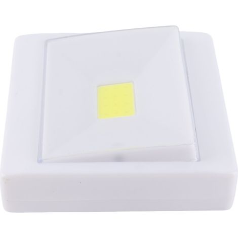 Lampe de placard lumineuse à piles, sans fil, magnétique, à LED COB, avec interrupteur tactile, pour placard, abri de jardin ou grenier (urgence). (1/5)