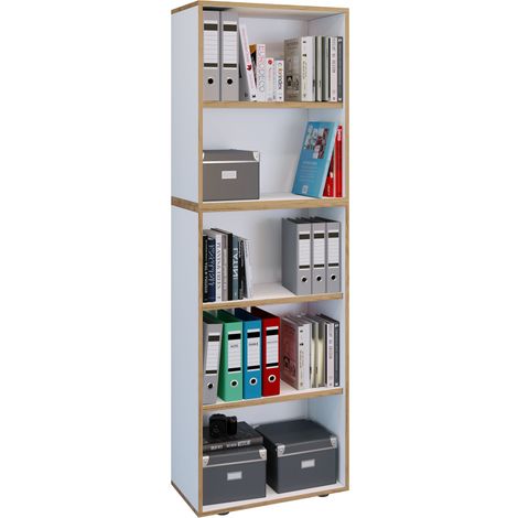 Dossier de Hêtres d'étagère Salia 5x B. 60 cm 60x183x33 - VCM (1/2)